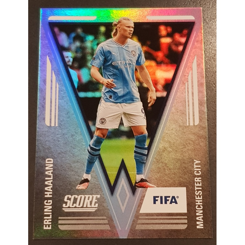 2023-24 Panini Score FIFA Erling Haaland Pennants #1 Trading Card (Case Hit)