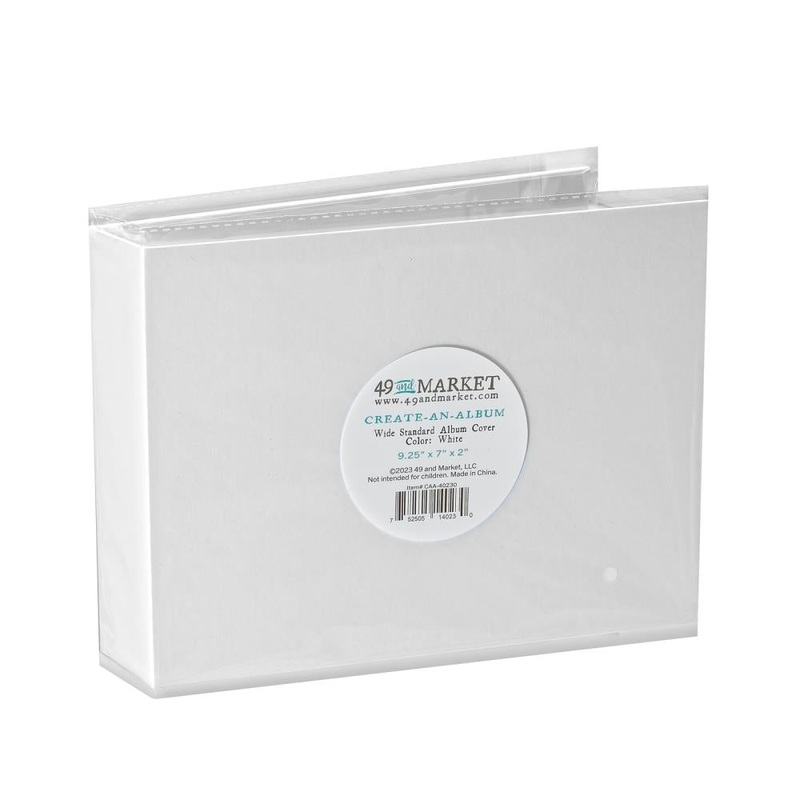 49 And Market Create-An-Album Wide Standard Album Cover White