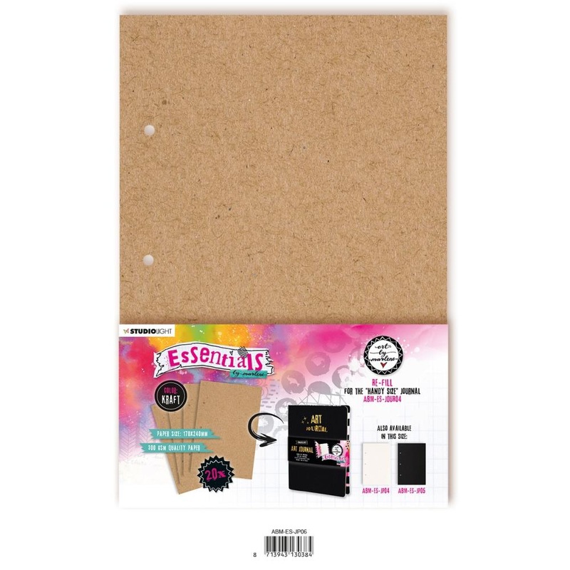 Art By Marlene Journal Pages 6.7X9.45 Nr. 06,, Kraft