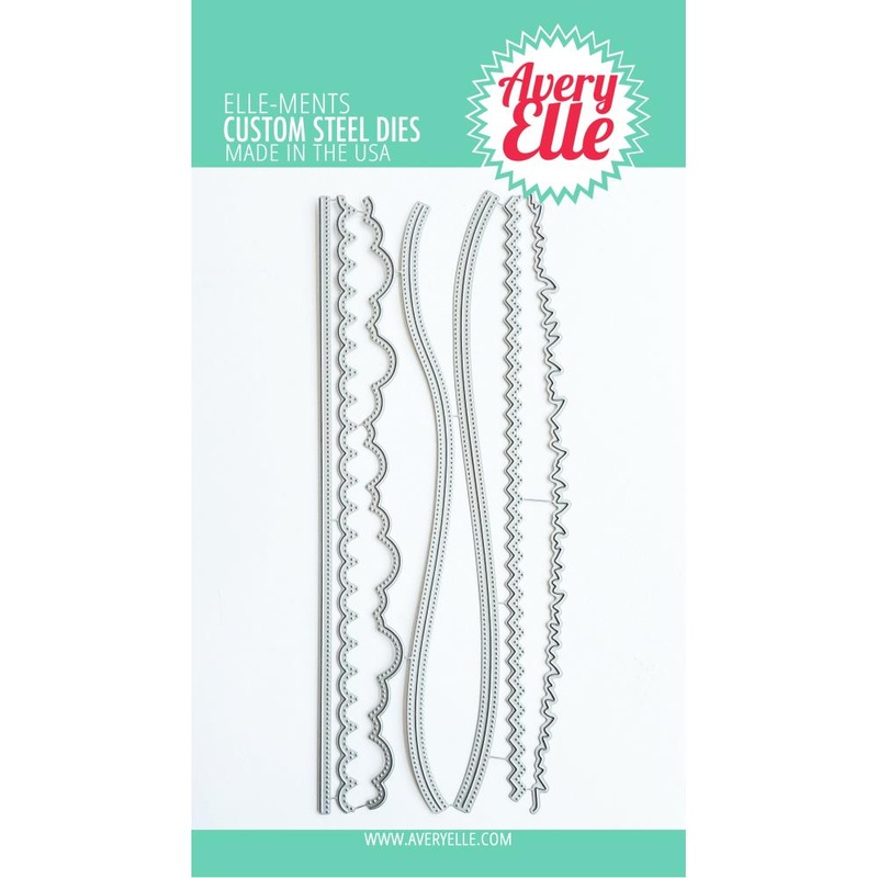 Avery Elle Elle-Ments Dies Slimline Borders