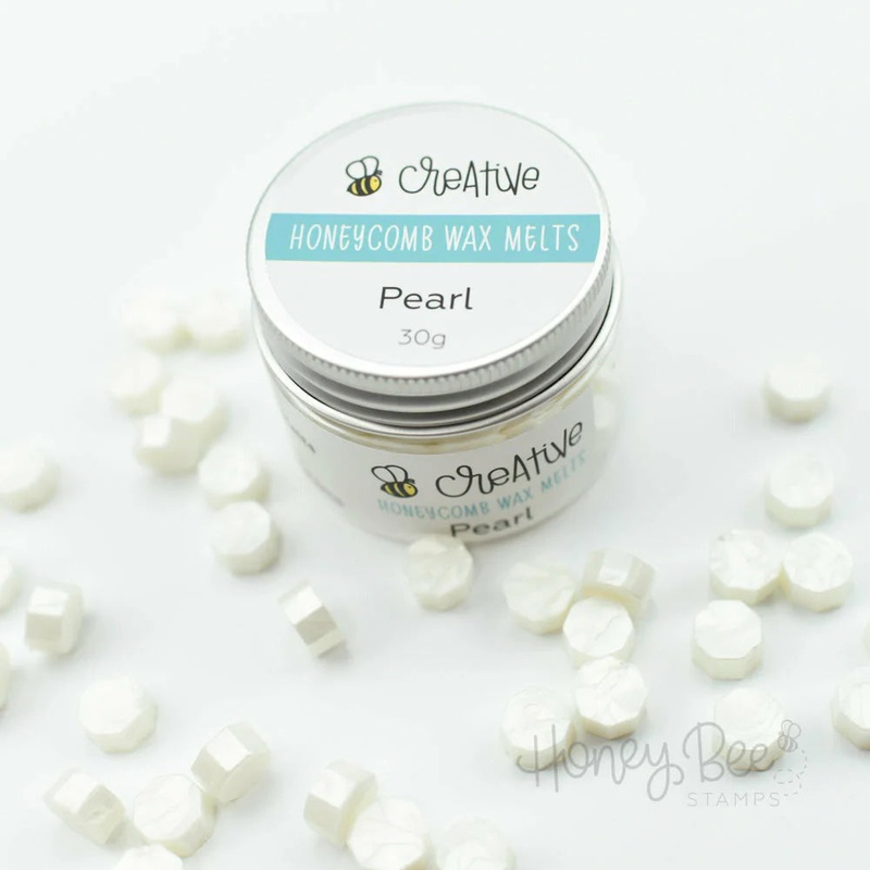 Honey Bee Stamps Bee Creative Honeycomb Wax Melts – Pearl
