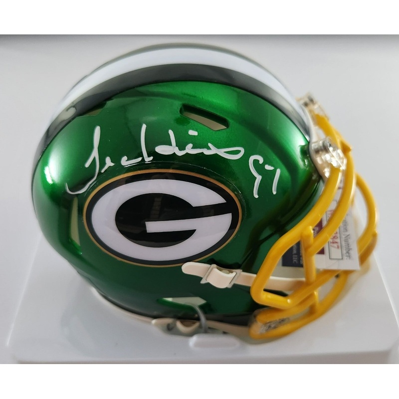 Packers Great TIM HARRIS Signed Riddell Flash SPEED Mini Helmet AUTO – JSA