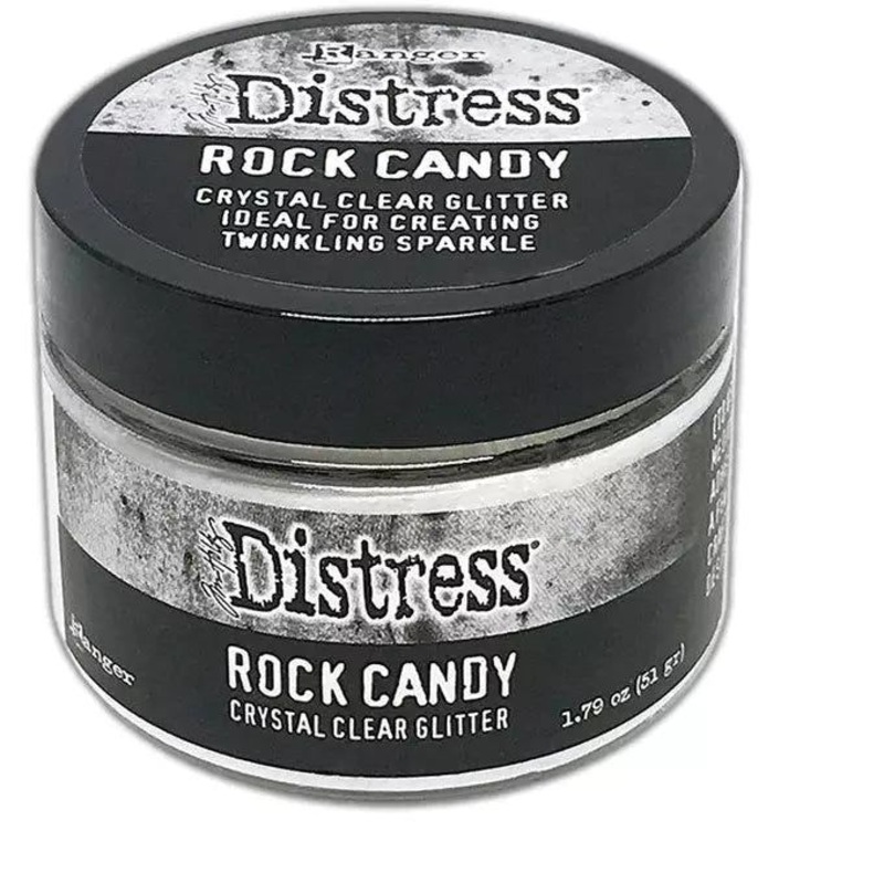 Tim Holtz Distress Glitter – Clear Rock Candy