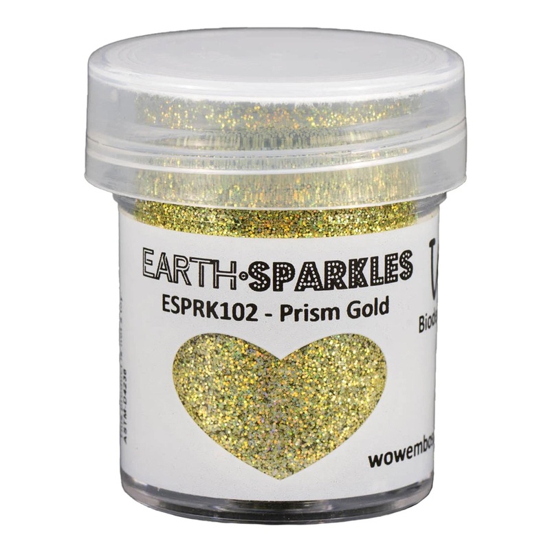 WOW! Embossing Earth Sparkles Glitter 15ml – Prism Gold