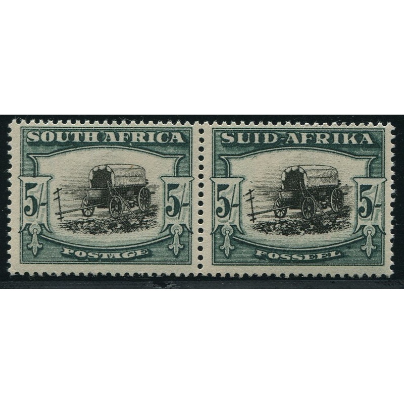 1944 5/-   BLACK & GREYISH-GREEN MNH- SACC 62a