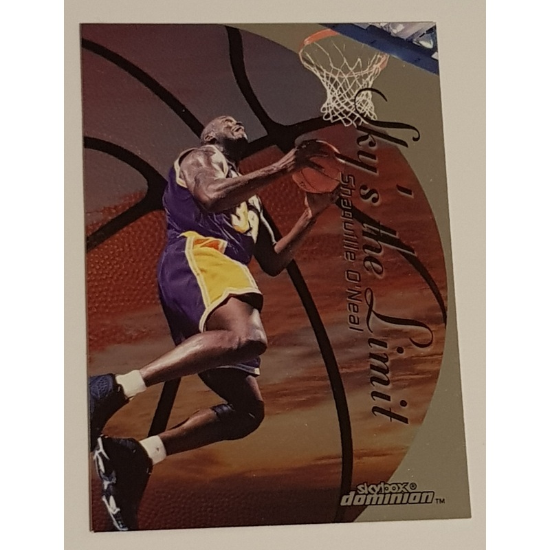 1999-00 Skybox Dominion Sky’s the Limit Shaquille O’Neal #11 Trading Card Insert