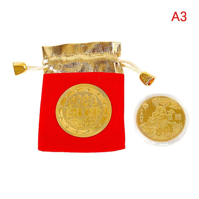 2023 New Year Of The Rabbit Commemorative Coins For Bars Or Home Decoration Gift