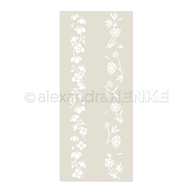 Alexandra Renke Stencil Flower Stripe Magic