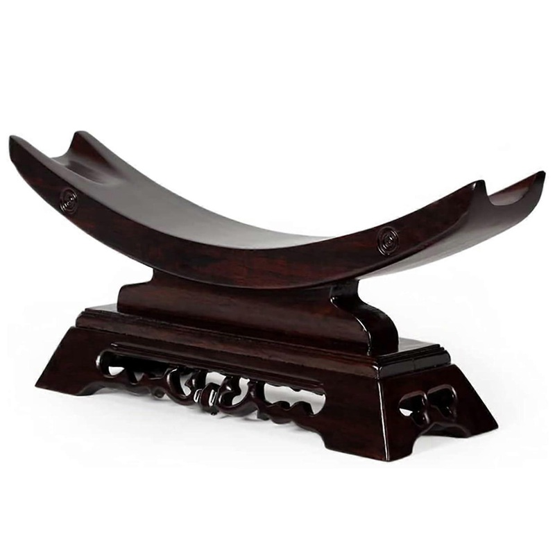 Katana Sword Display Wooden Sword Stand, Katana Sword Holder, Samurai Sword Display Knife Stand for Katana Display black 35*15*9.5cm