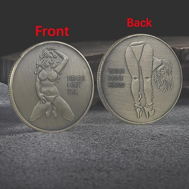 Lucky Charm Bikini Youngsters Challenge Coin – Antique Bronze Finish Perfect For Golf Ball Marker &