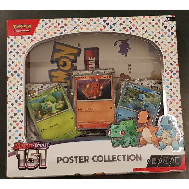 Pokemon Scarlet and Violet 151 Poster Collection Trading Card Box
