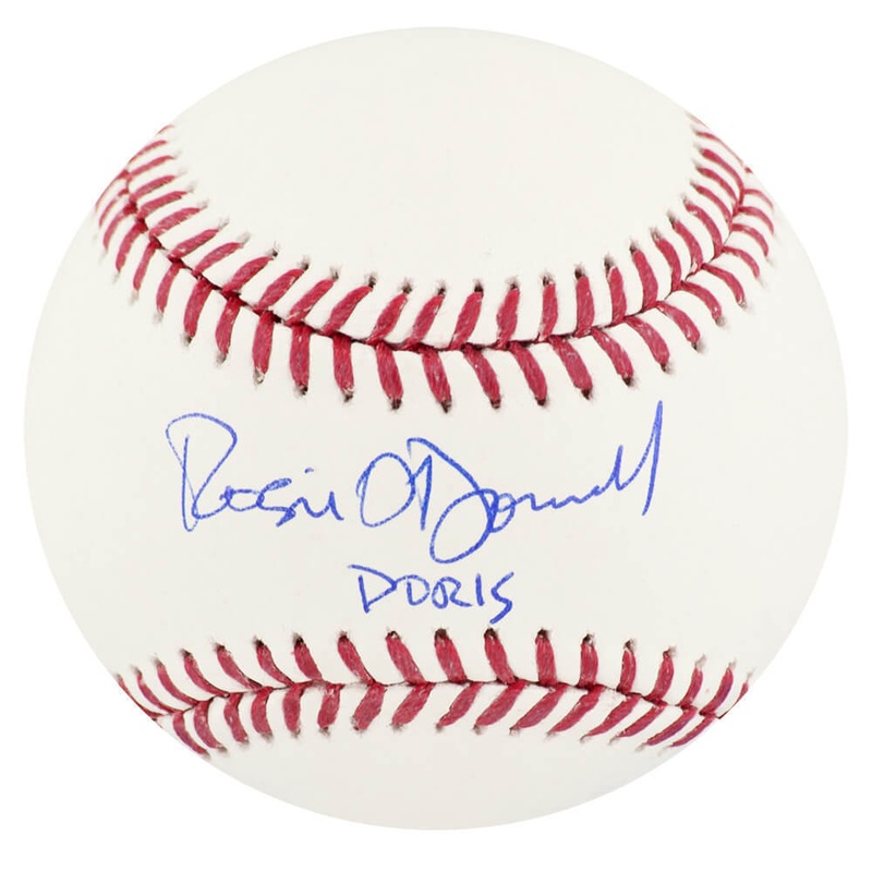 Rosie O’Donnell Signed Rawlings Official MLB Baseball w/Doris – (SCHWARTZ COA)