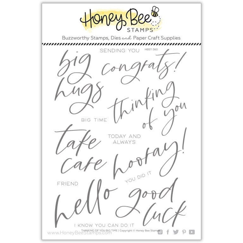 Thinking Of You Big Time – 6×8 Stamp Set