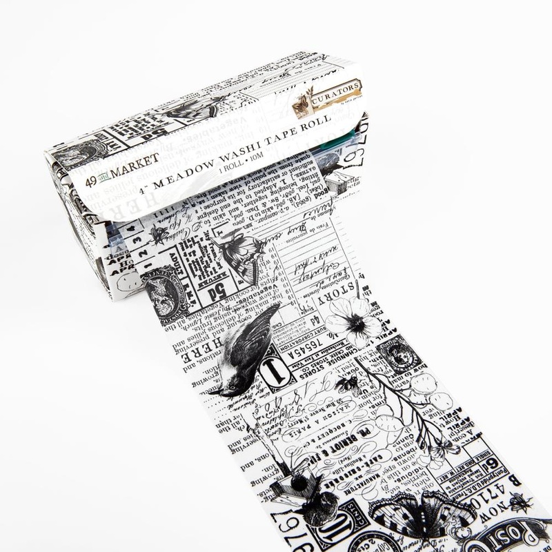 49 And Market Curators Essential 4 Washi Tape Roll Meadow