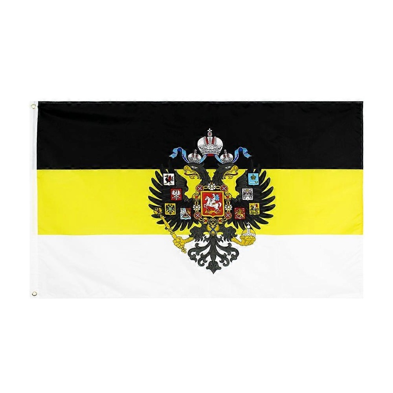 90x150cm WE Rising RUSSIAN GOD WITH US eagle Russia Imperial Empire Flag