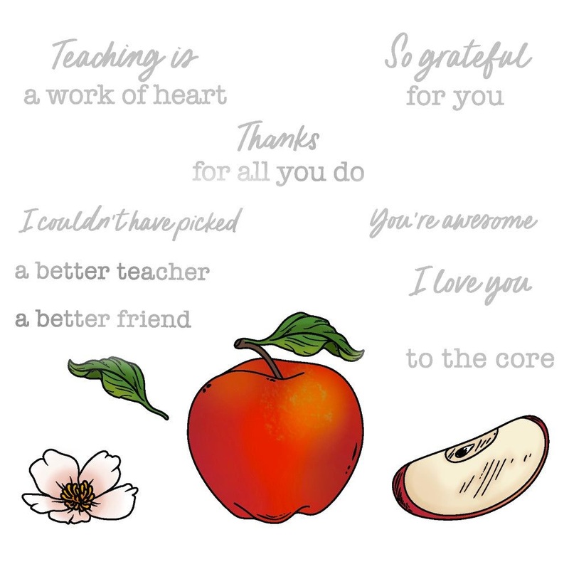 Awesome To The Core – 4×6 Stamp Set