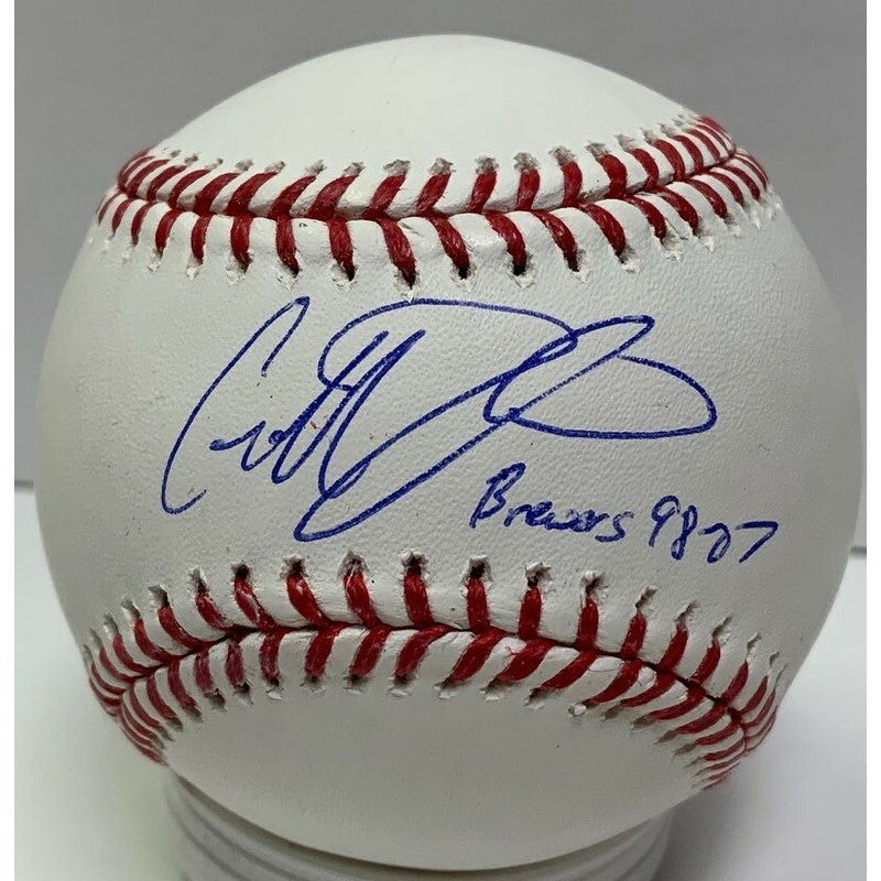 Brewers GEOFF JENKINS Signed Official MLB Baseball AUTO w/ Brewer 98-07  – JSA