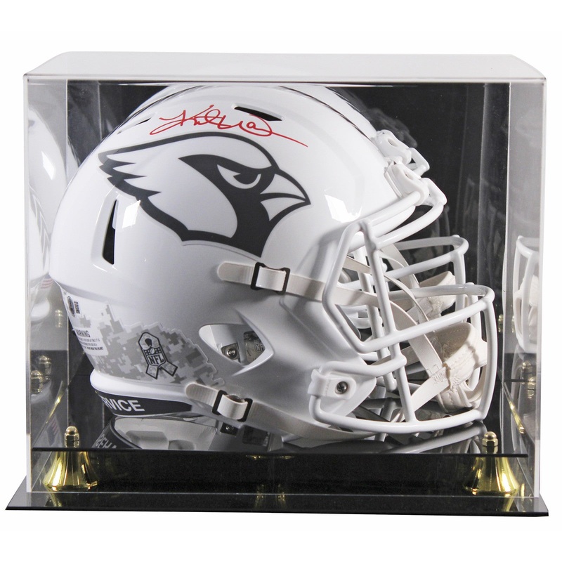 Cardinals Kurt Warner Signed STS III Full Size Speed Rep Helmet W/ Case BAS Wit