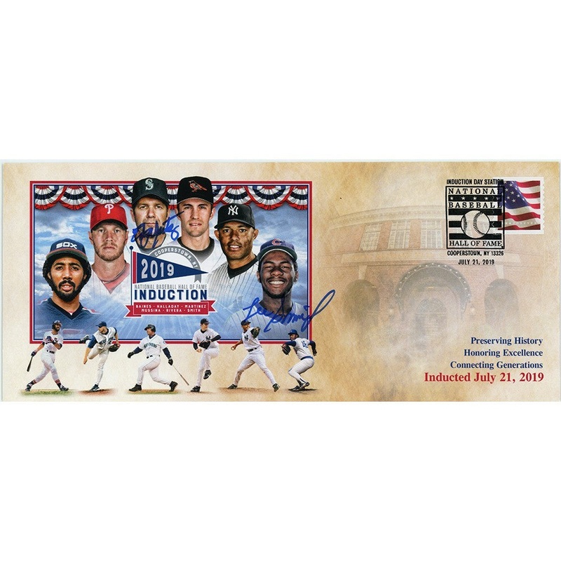 Edgar Martinez and Lee SmithSigned 2019 HOF Induction Cachet Envelope