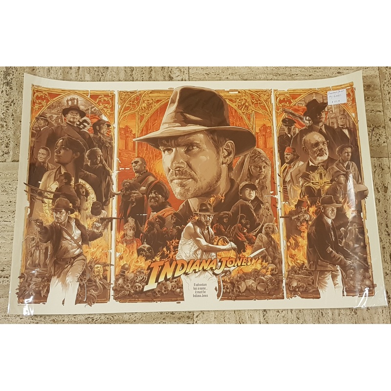Indiana Jones Trilogy – Gabz Limited Edition Screen Print