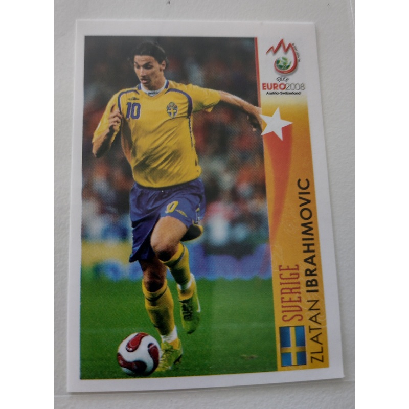 Panini UEFA Euro 2008 Austria – Switserland Zlatan Ibrahimovic #521 Sticker