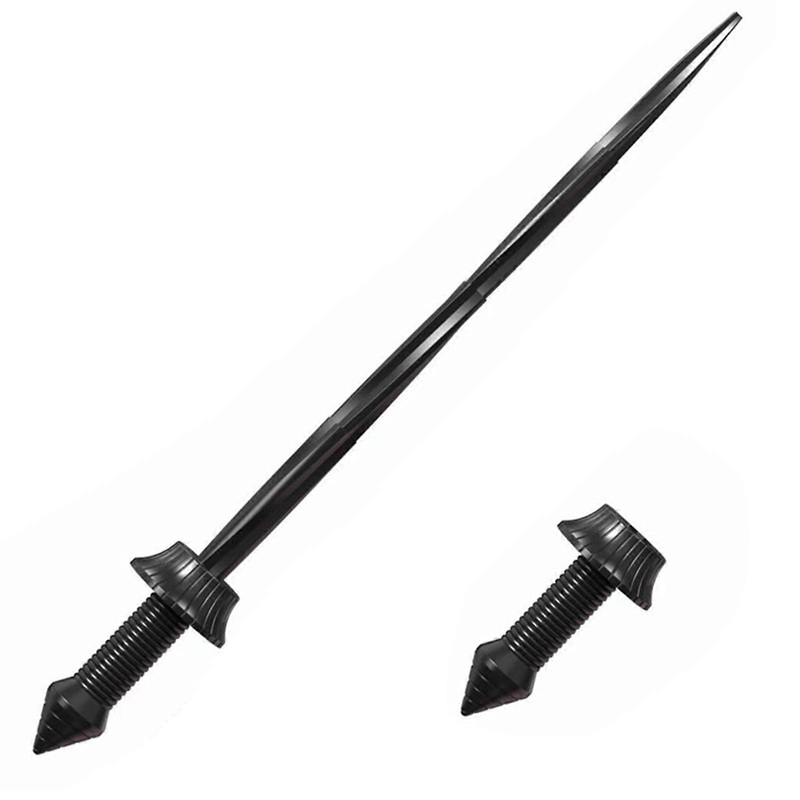 Sensory Gravity Sword Fidgets Toy 3D Telescopic Katanas Toy Novelty Gift for Adult Stress Relief Sword Party Props  Black