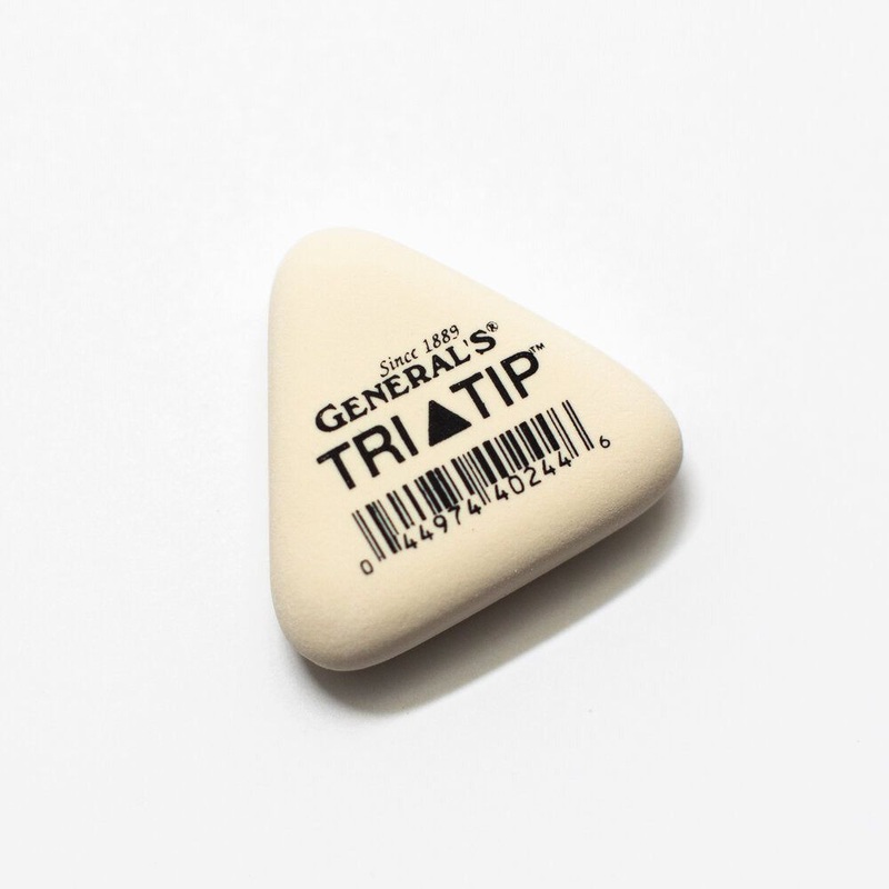 Tri-Tip Eraser by General’s Pencil Company
