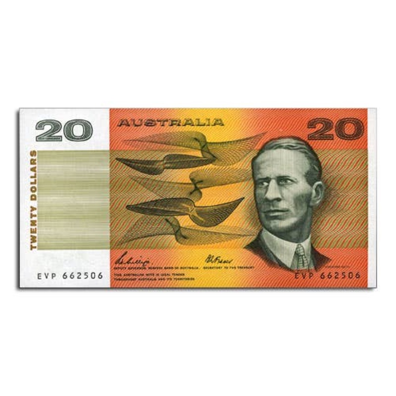 1989 $20 R411 Phillips/Fraser Banknote Uncirculated