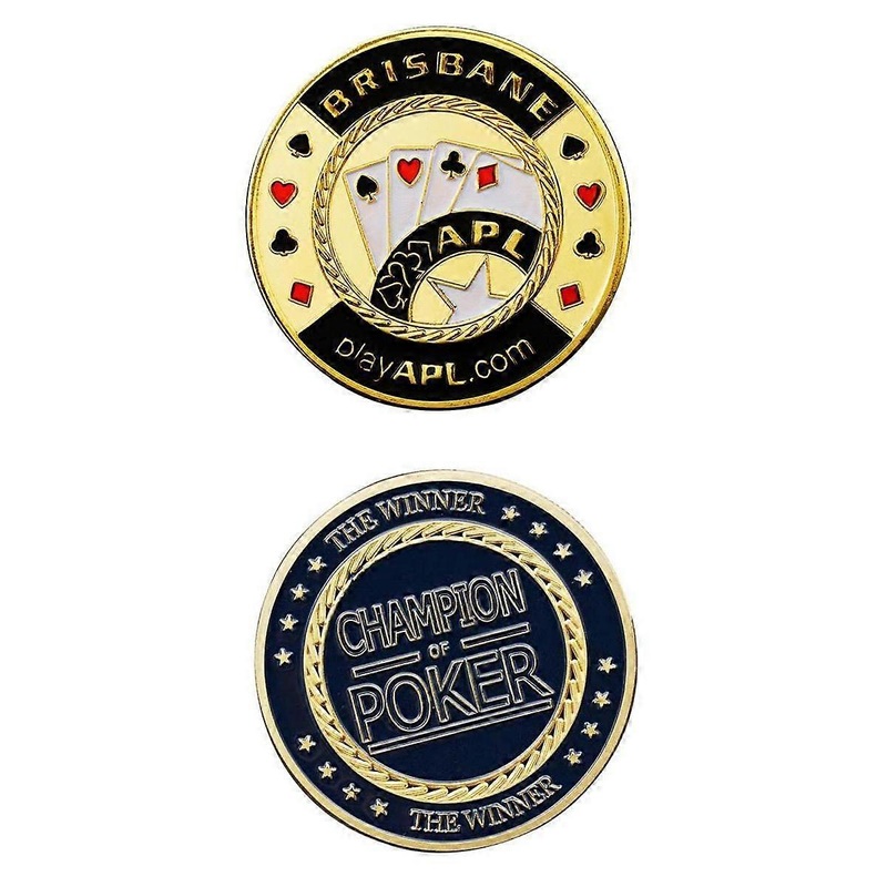2 Piece Set of Commemorative Coins Coin Club Guard for Poker Cards