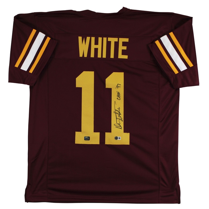 Arizona State Danny White CHOF 97 Signed Maroon Pro Style Jersey BAS Witnessed