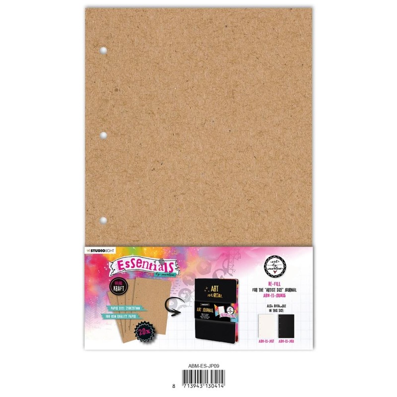 Art By Marlene Journal Pages 8.25X11.7 Nr. 09, Kraft