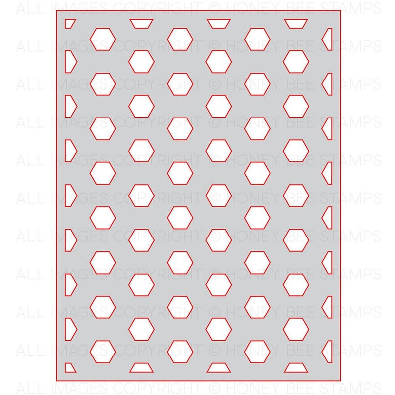 Hexagon Cover Plate Base – Honey Cuts – Retiring