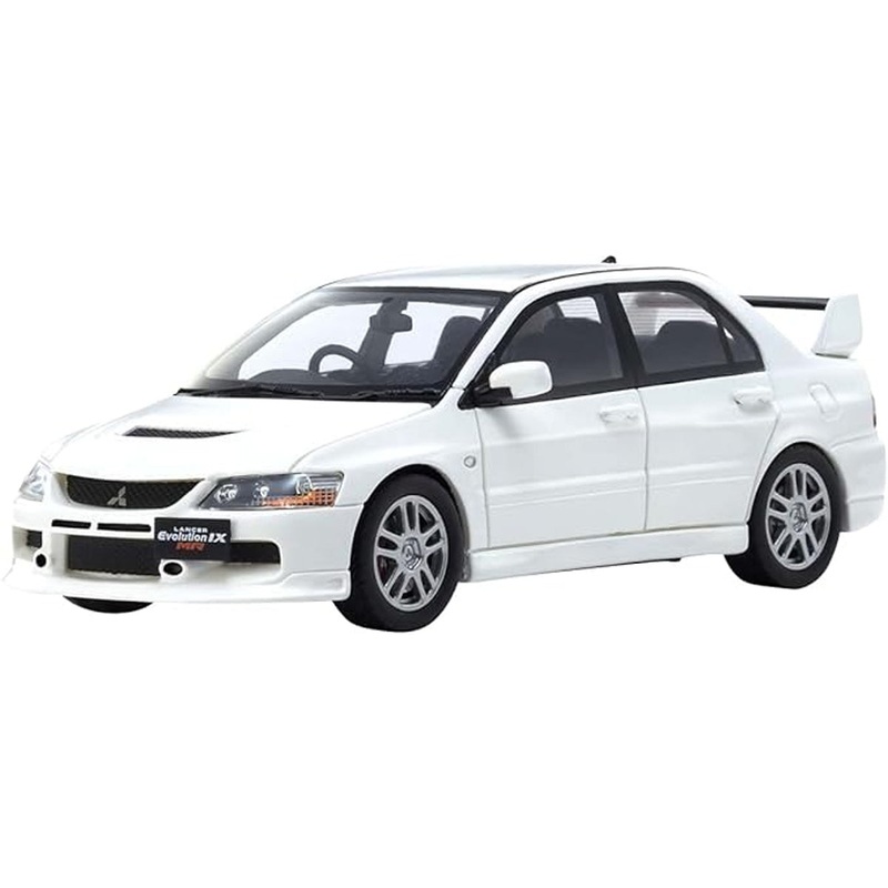 Mitsubishi Lancer Evolution IX MR White – 1:43 Scale Resin Model Car