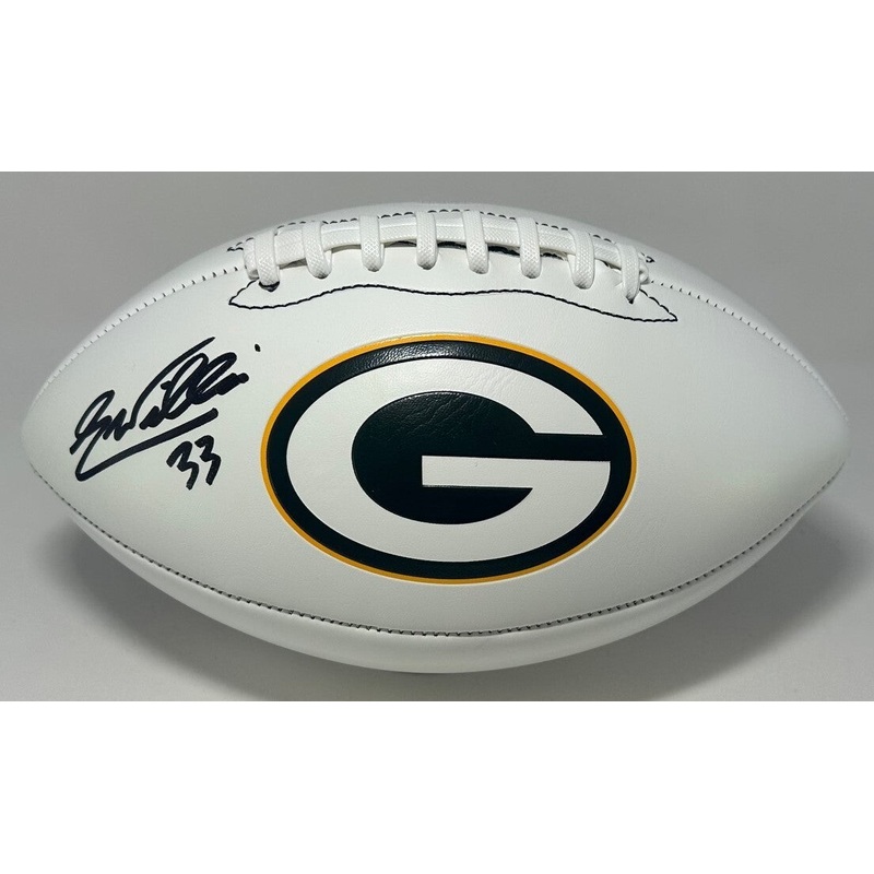 Packers EVAN WILLIAMS Signed Full Size White Panel Green Bay LOGO Football AUTO