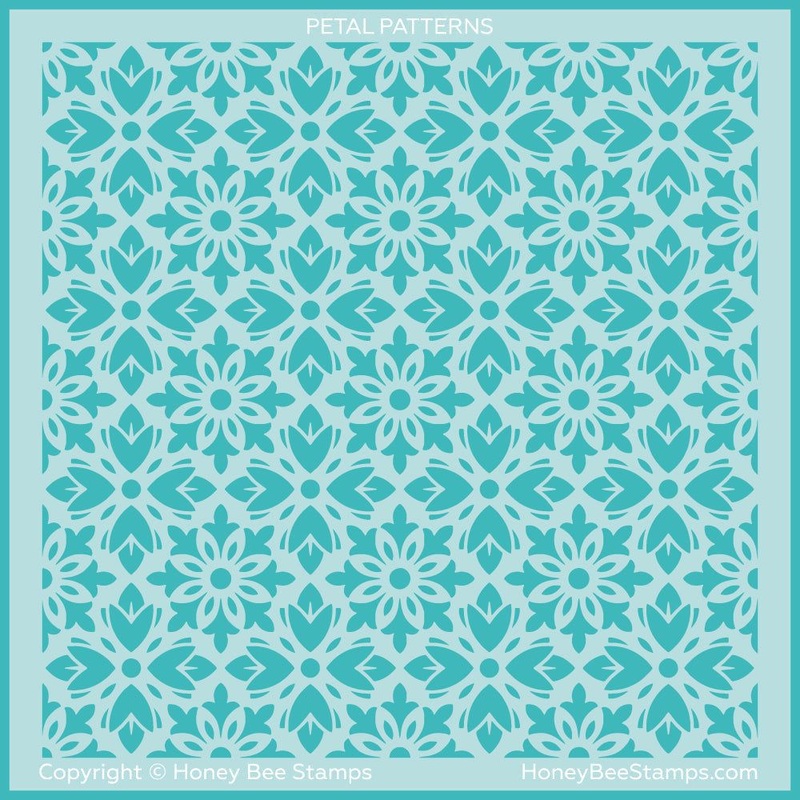 Petal Patterns – 6×6 Background Stencil