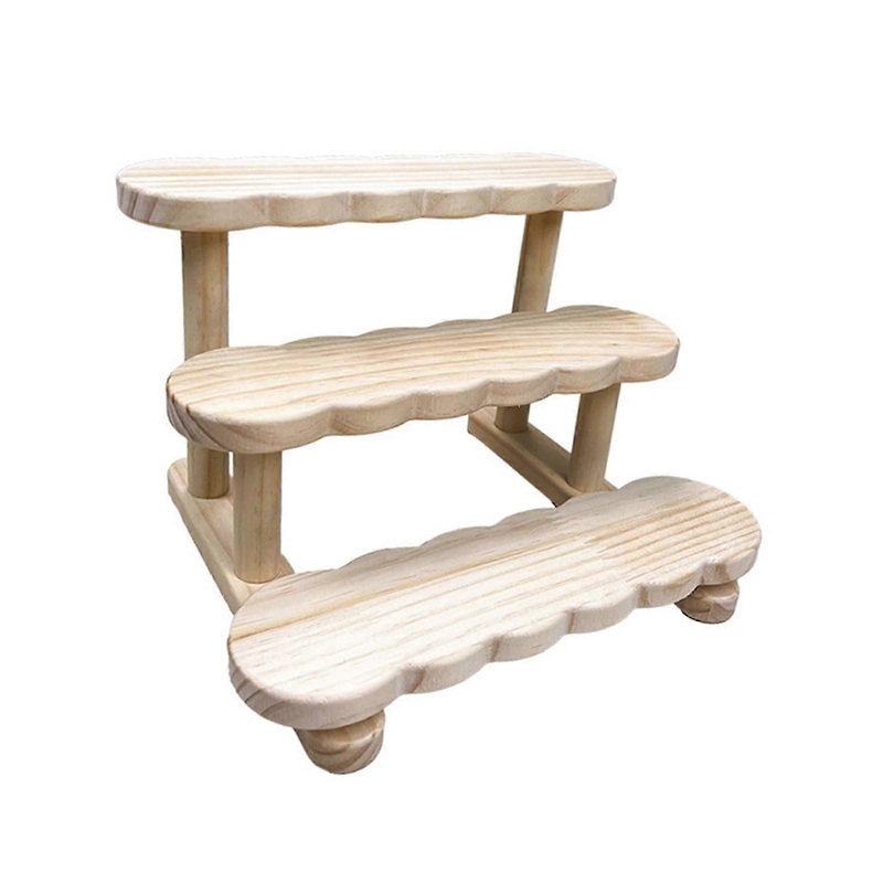 Simple Designs Wood Display Holder Sturdy Wood Display Shelf Storage Holder for Collectors and Enthusiasts