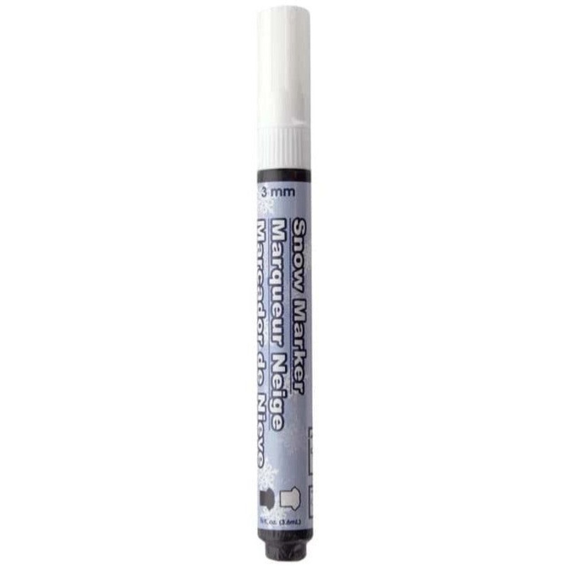 Snow Marker 3mm by Marvy Uchida – Snow Puff Liquid Appliqu
