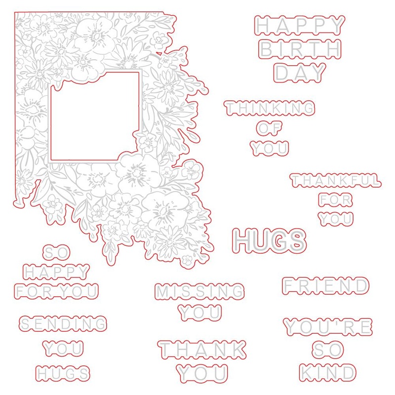 Squared Spring Florals – Honey Cuts