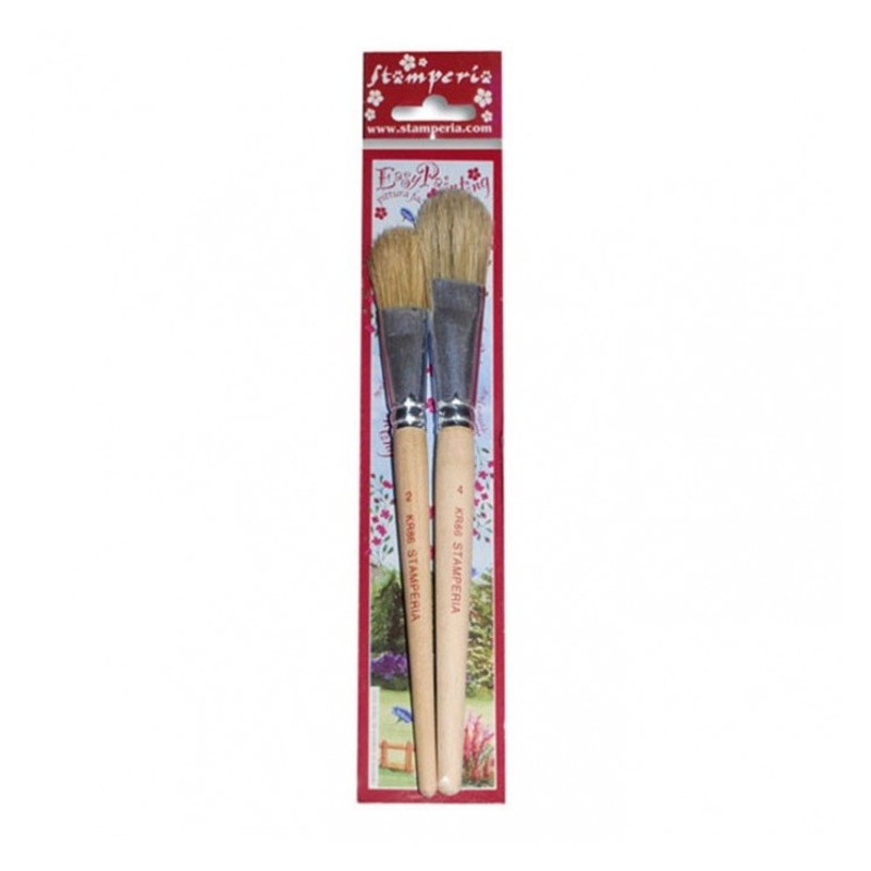 Stamperia  Set 2 brushes standarino size 4 and 2