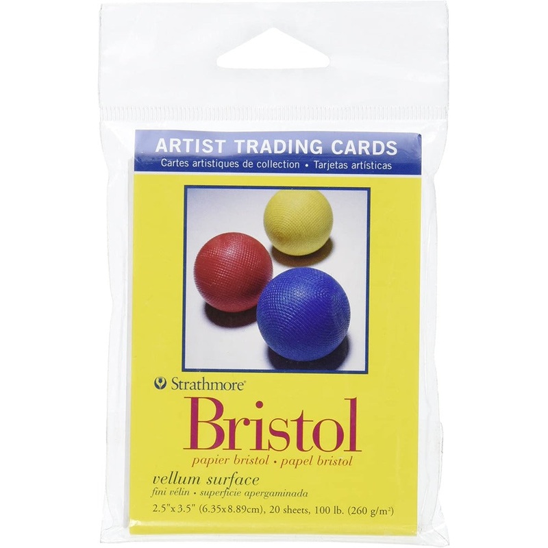 Strathmore Artist Trading Cards, 2.5 x 3.5 – 300 Series Vellum Bristol