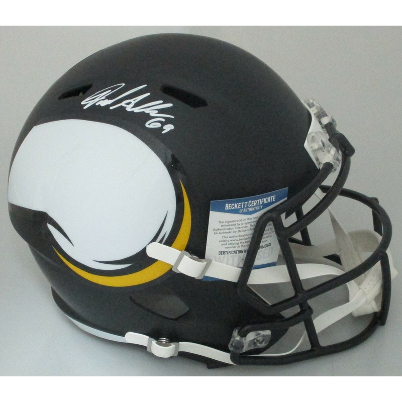 Vikings JARED ALLEN Signed Riddell Full Size AMP Replica Helmet – Beckett