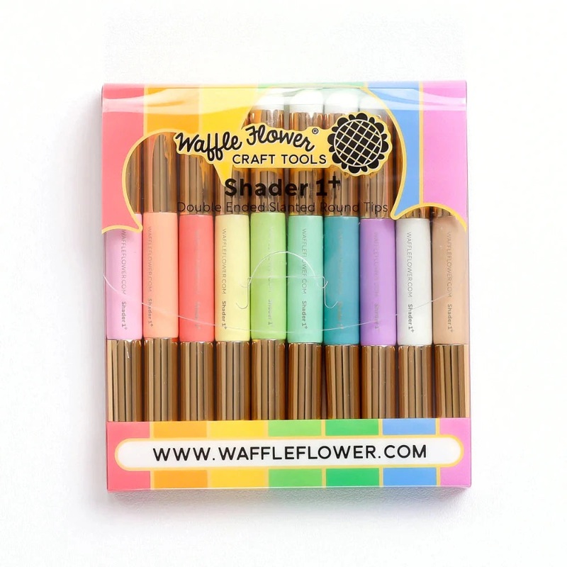 Waffle Flower Shader 1+ Double-ended Rainbow 10 Pack