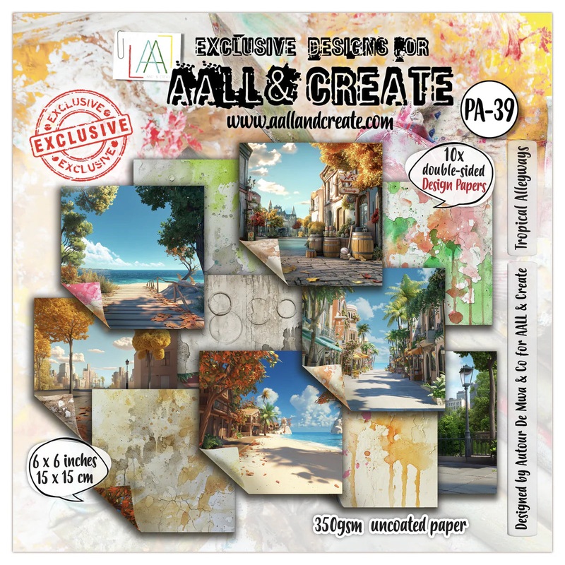 AALL and Create -6×6 Design Paper – Tropical Alleyways