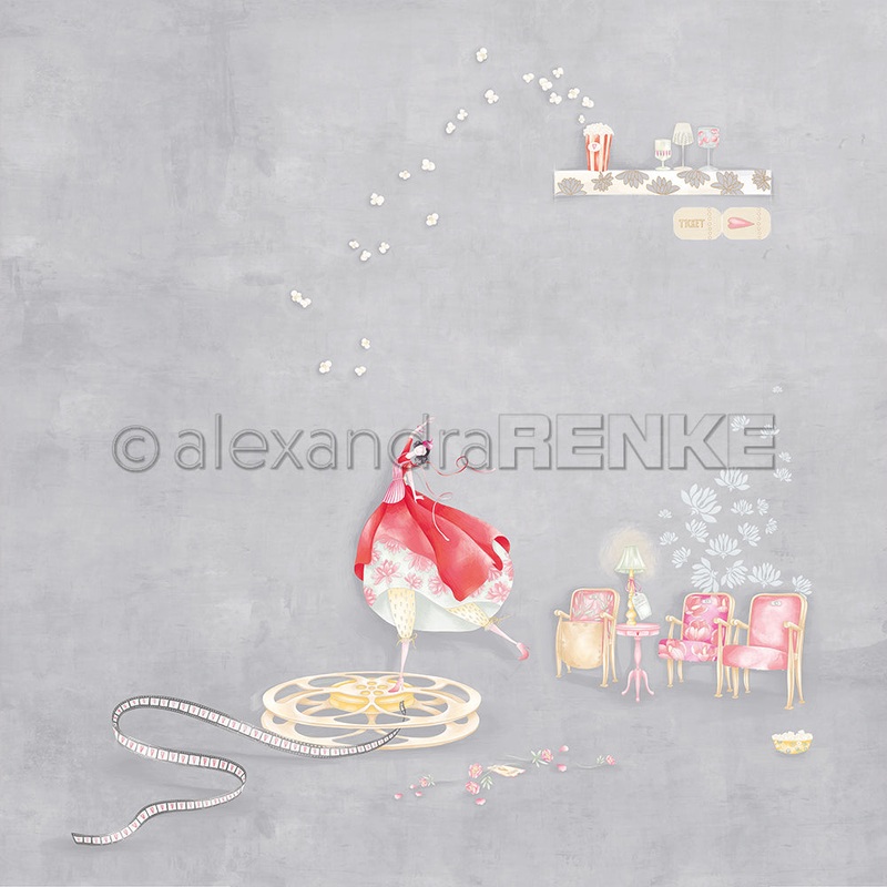 Alexandra Renke 12×12 Design Paper Lisas Figurines Film Magic 200g – 1 pc