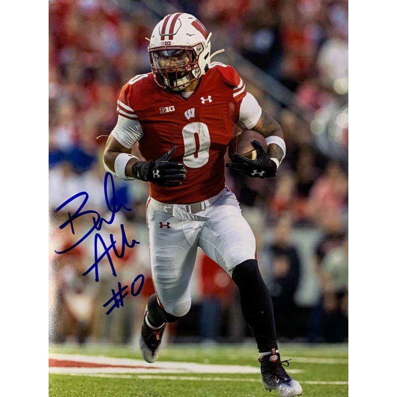 Badgers Running Back BRAELON ALLEN Signed Wisconsin 16×20 photo #5 AUTO – JSA