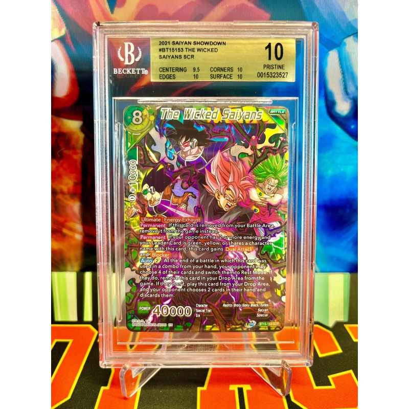 BGS 10 BT15-153 The Wicked Saiyans SCR (2021)
