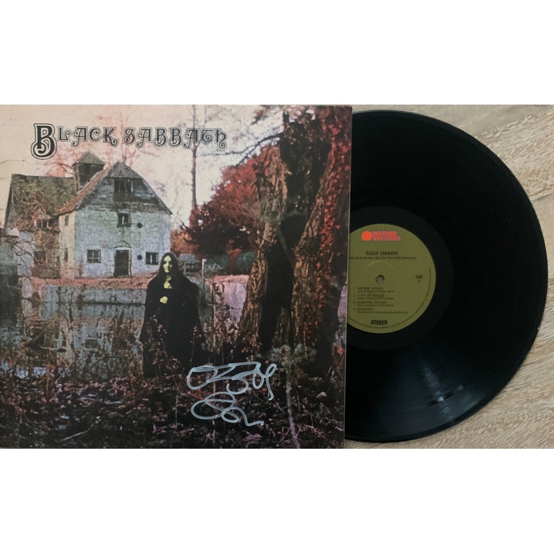 Ozzy Osbourne Autographed/Signed Black Sabbath Vinyl Album James Spence 49021