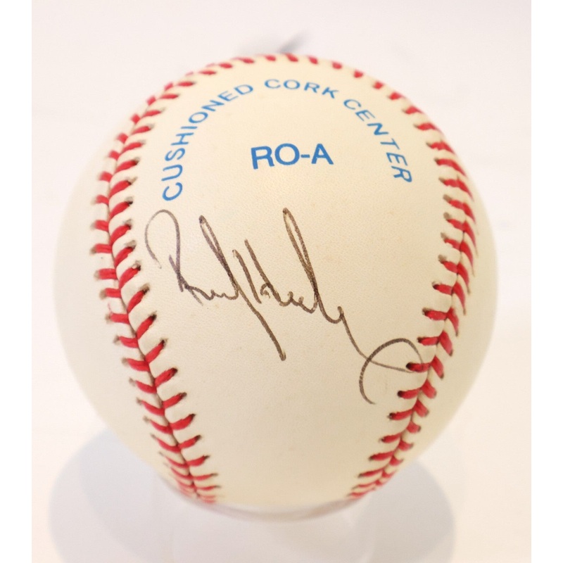 Rickey Henderson Autographed Official American Leauge Baseball JSA COA