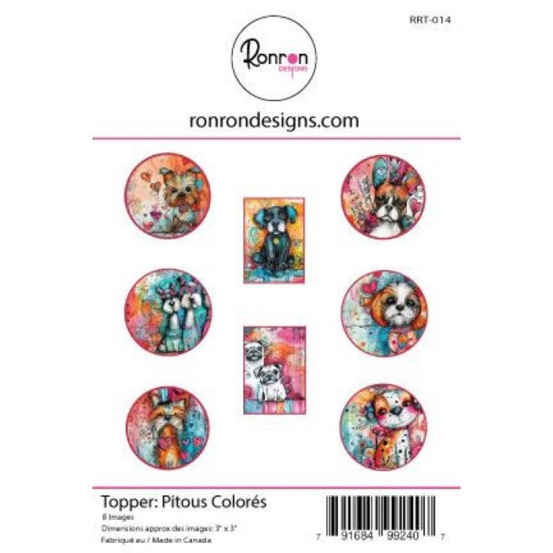 Ronron designs -Topper:  Pitous Colors