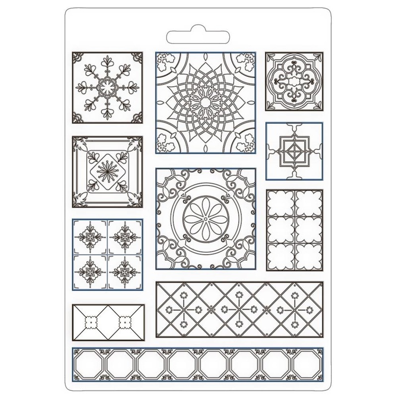 Stamperia Soft Maxi Mould A5 Tiles, Casa Granada